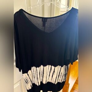 Black and White Women's Top